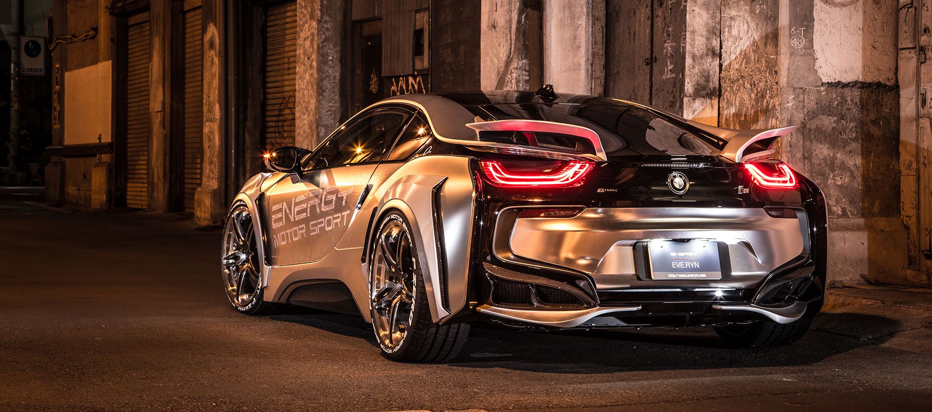 1920x850 Modified BMW i8 Evo Cyber Edition -Wallpaper