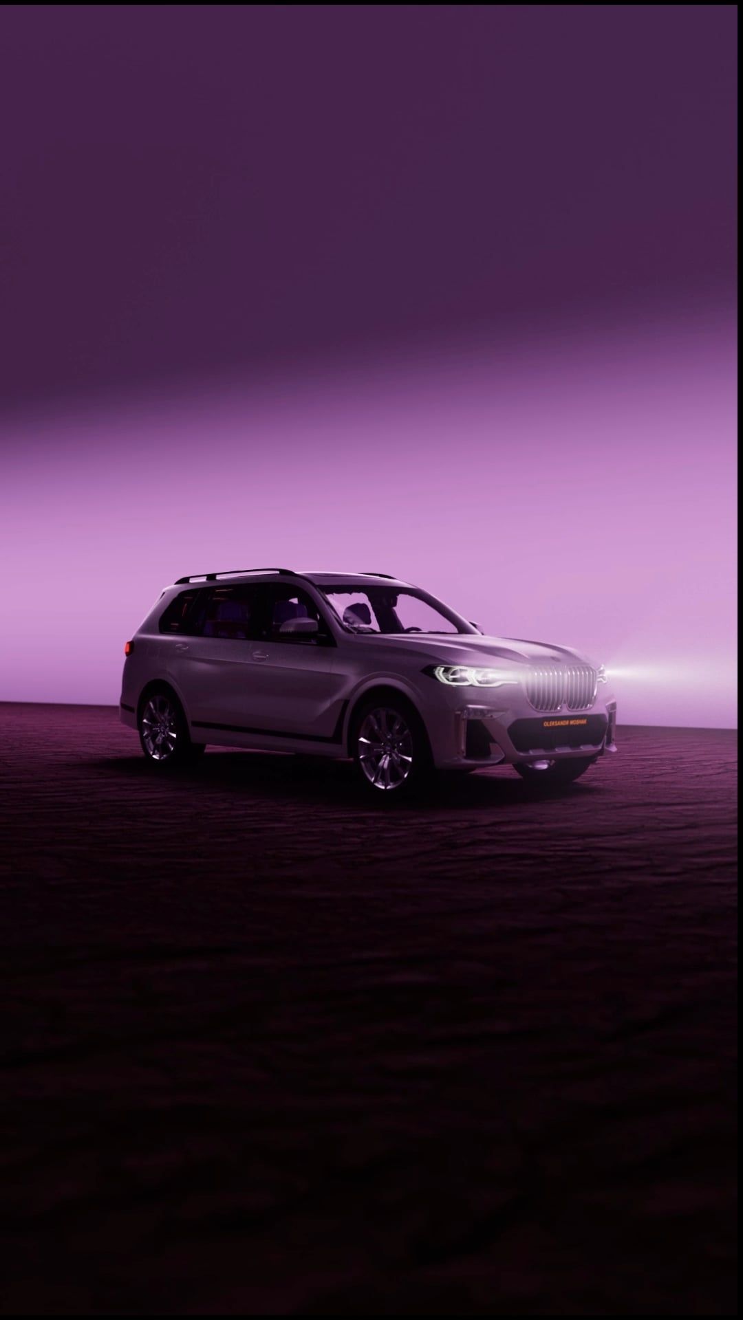 1080x1920 I made a fun 3D video for BMW X7 in Japan style