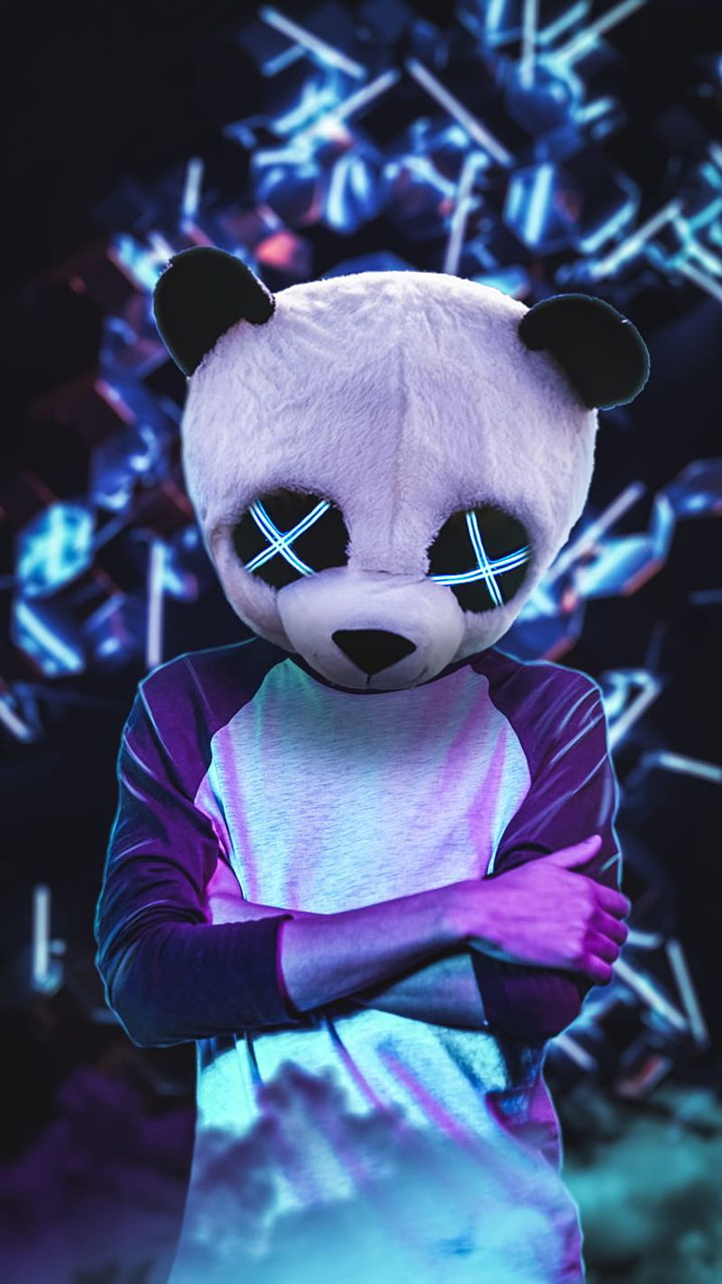 800x1422 Panda, boy, comedy, editing, swag, HD phone wallpaper