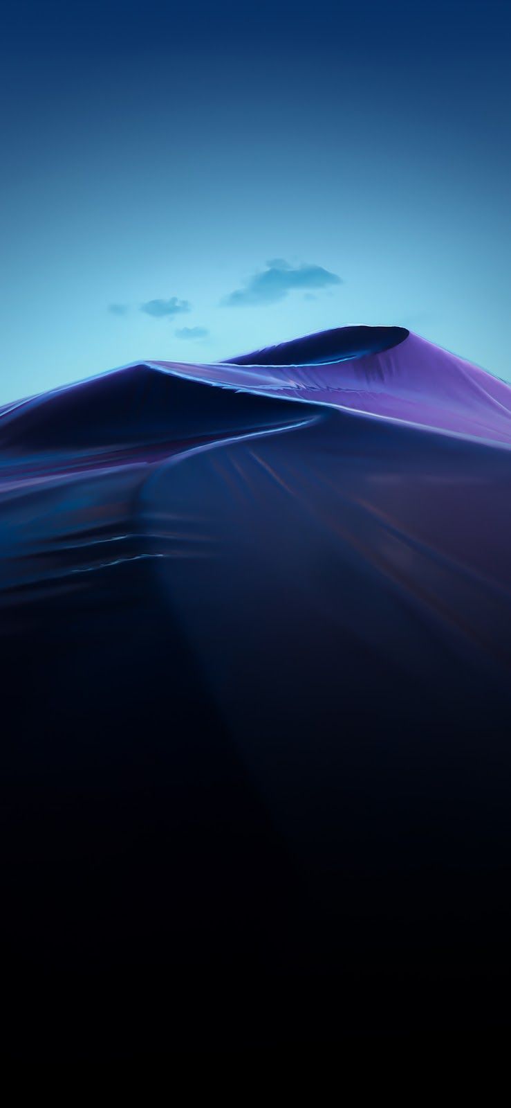 739x1600 IPHONE WALLPAPER HD DESERT DEPTH EFFECT IOS