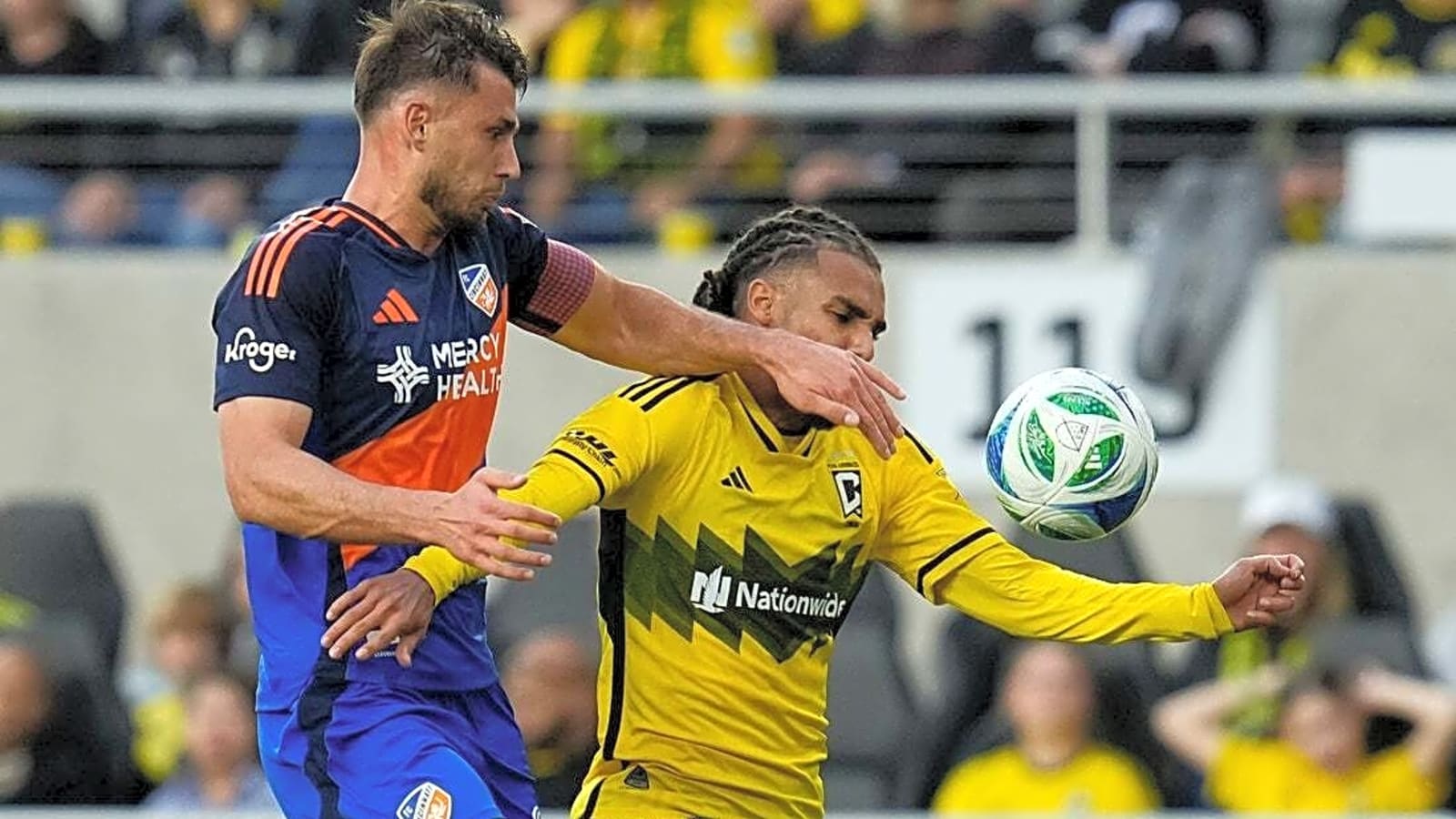 1600x900 Crew&;s Diego Rossi forges tie with FC Cincinnati on penalty kick