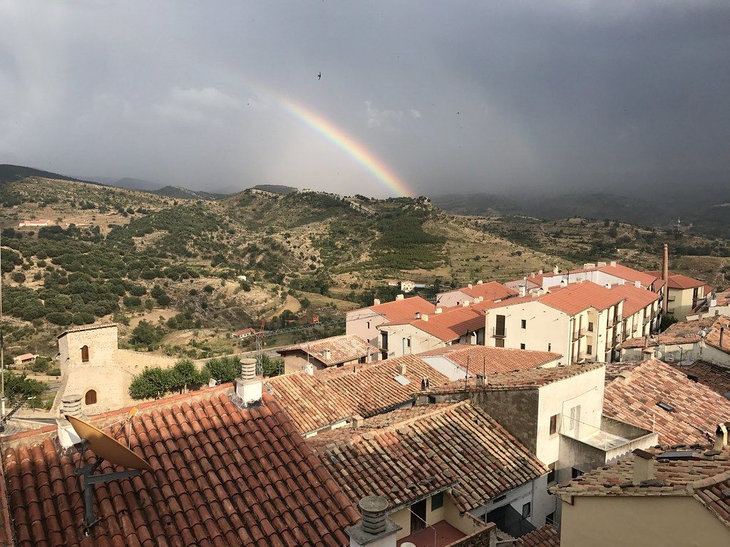 1024x768 Morella in Castellon, Spain. This photo links to my article