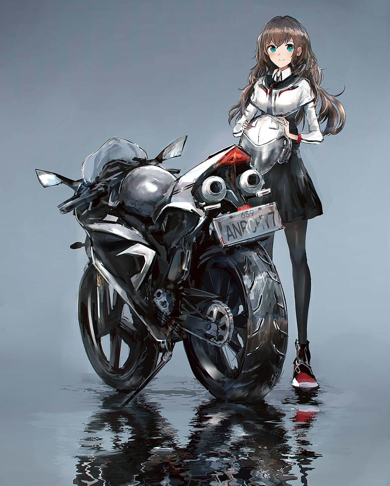 800x995 HD aqua motorcycle wallpaper