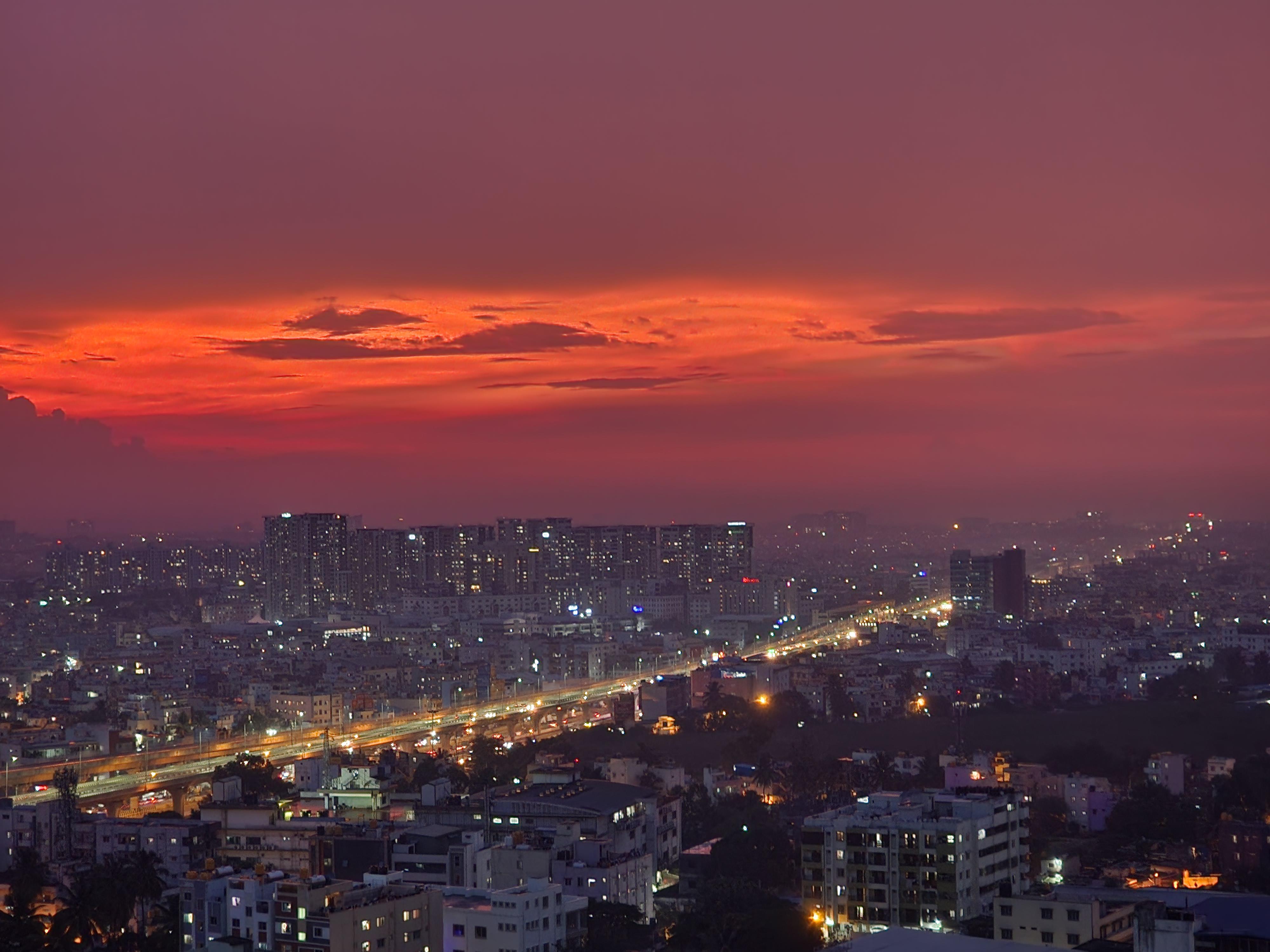 4000x3000 Sunset, Hosur Road