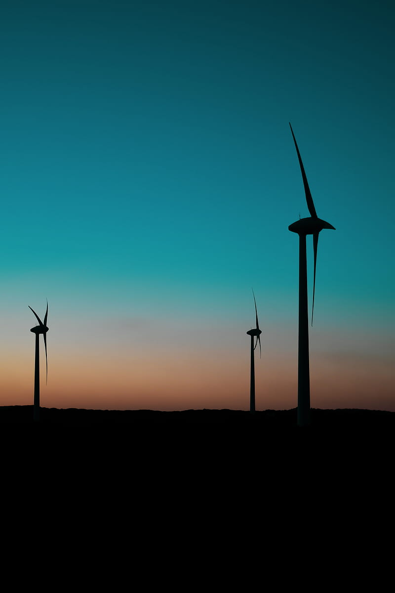 800x1200 HD wind turbine blade wallpaper