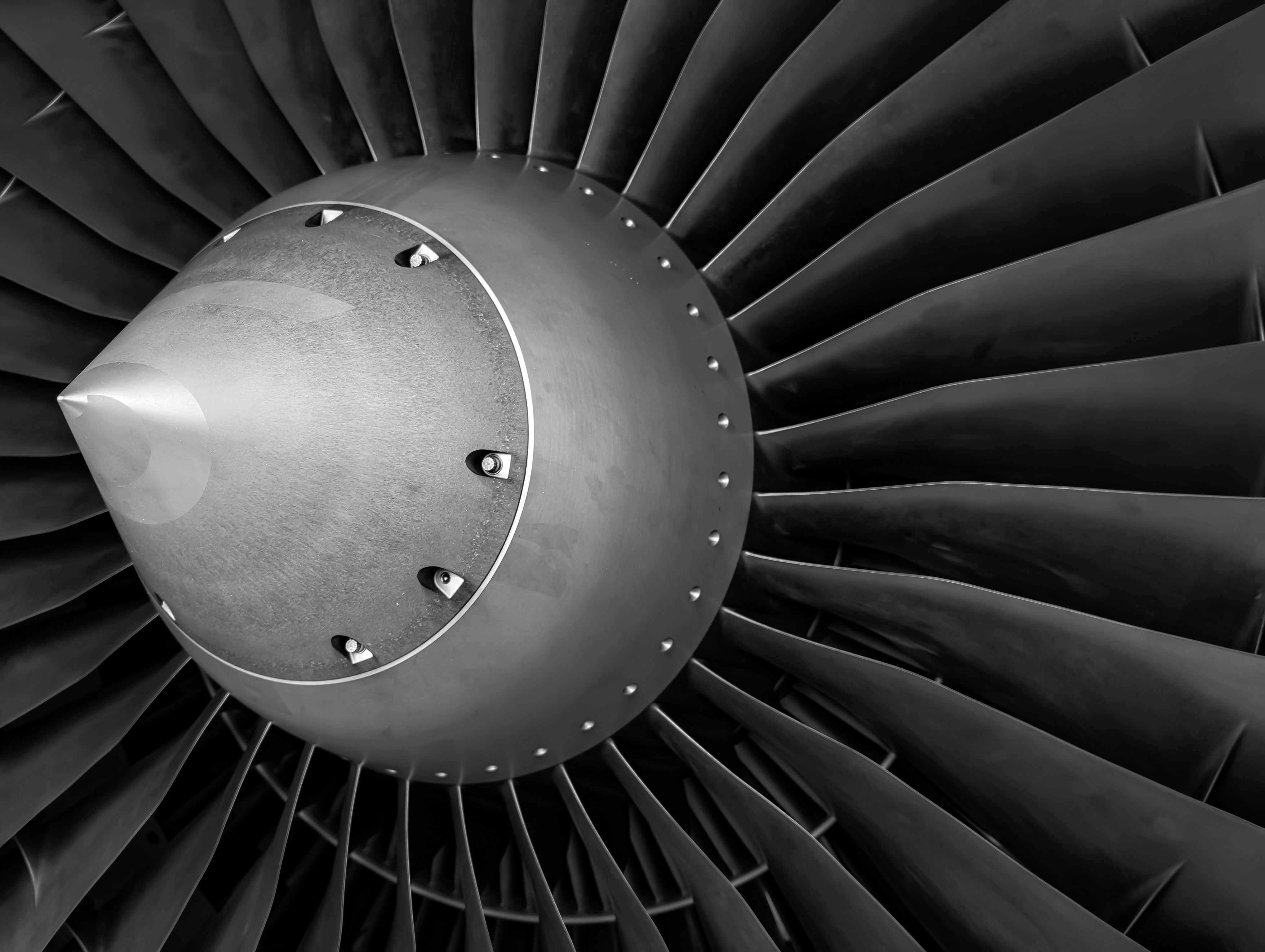4080x3072 Metal Turbine of Jet · Free