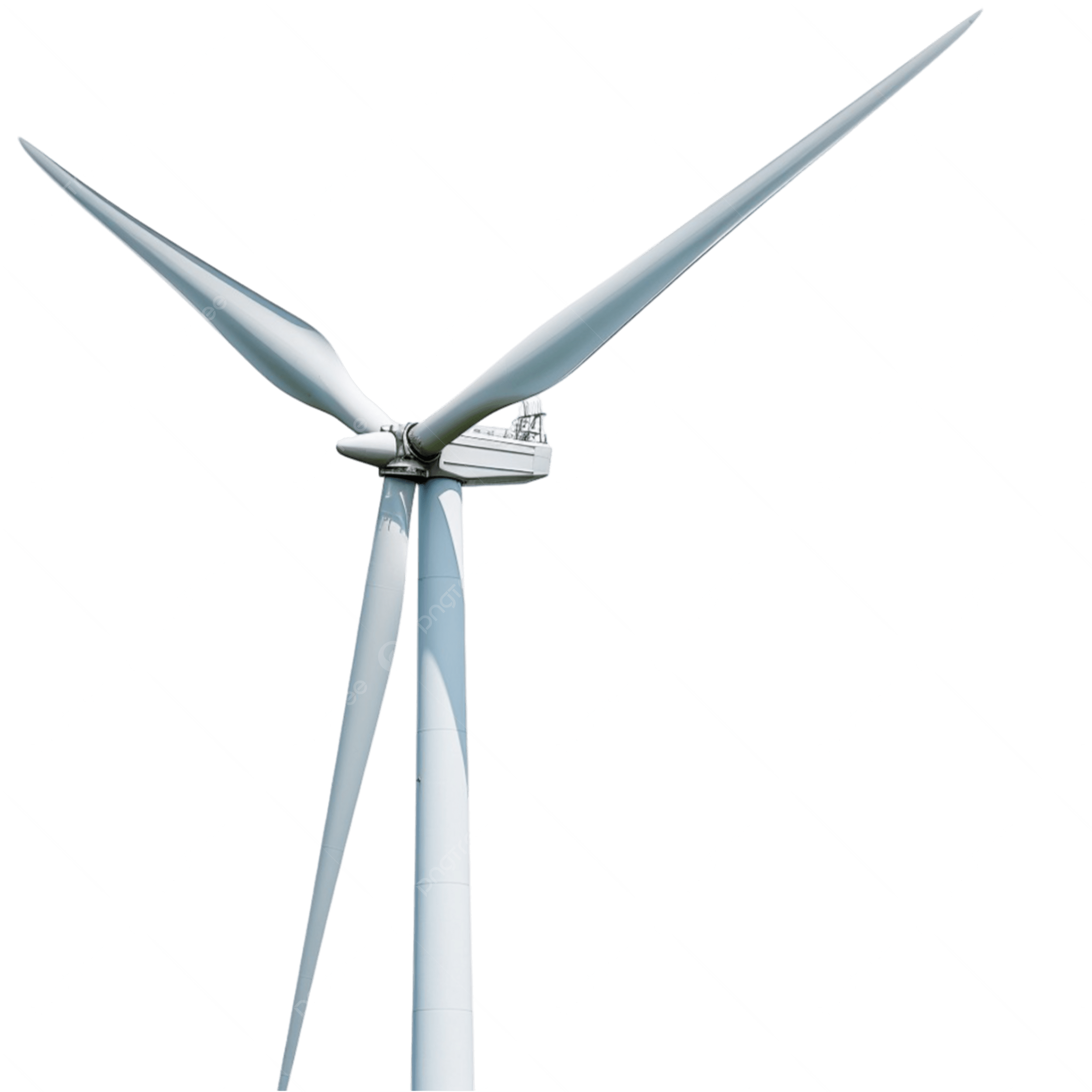 2500x2500 Wind Turbine Isloated On Transparent Background, Wind Power, Electricity Generation, Turbine Blades PNG Transparent Image and Clipart for Free Download