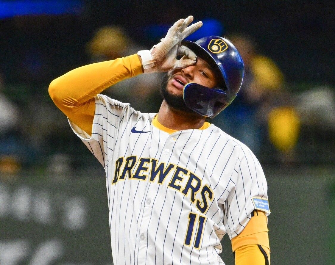 1125x891 Photo JACKSON CHOURIO Milwaukee Brewers Rookie Prospect MLB