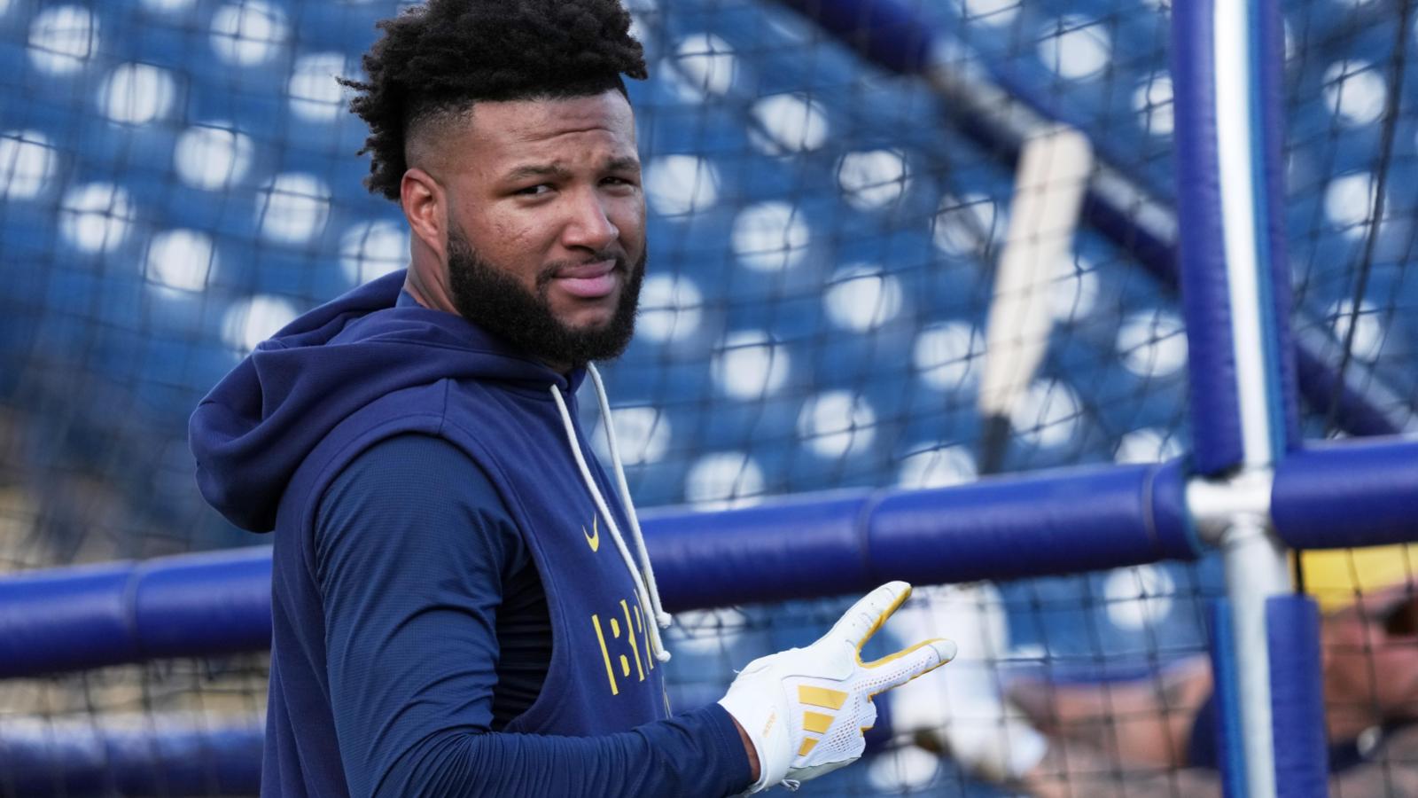 1600x900 Milwaukee Brewers' Jackson Chourio opening the season on IL with a fractured left hand