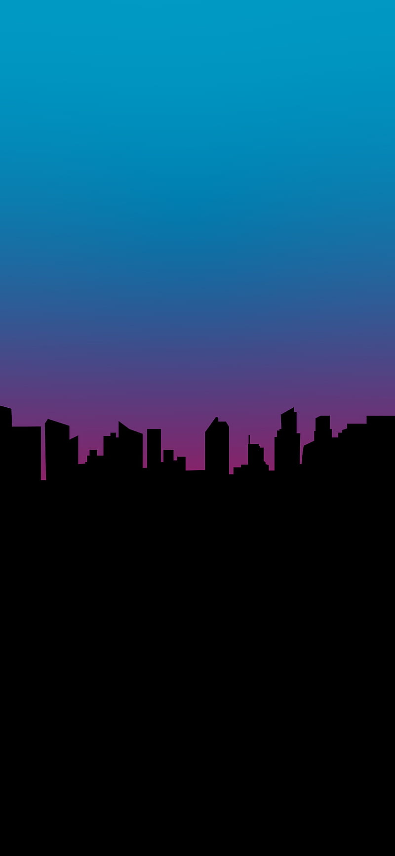 800x1732 Buildings, silhouettes, city, vector, HD phone wallpaper