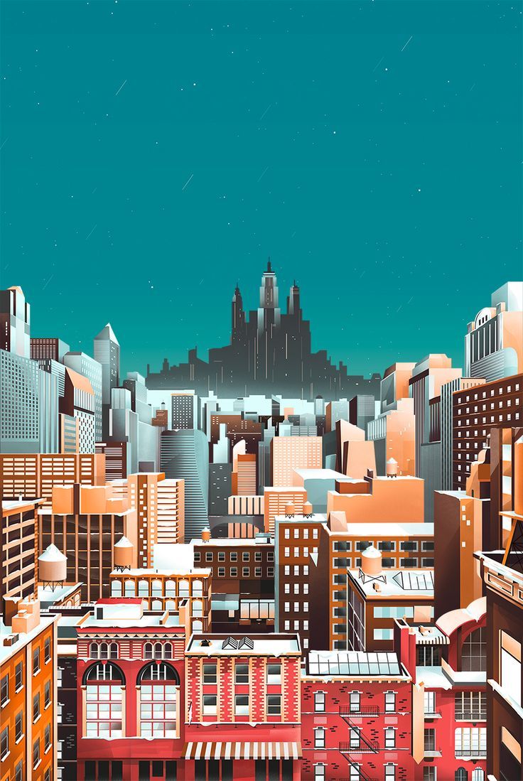 736x1099 Stunning collaboration with Parallel Studio for the New York Times. New york cityscape design, City