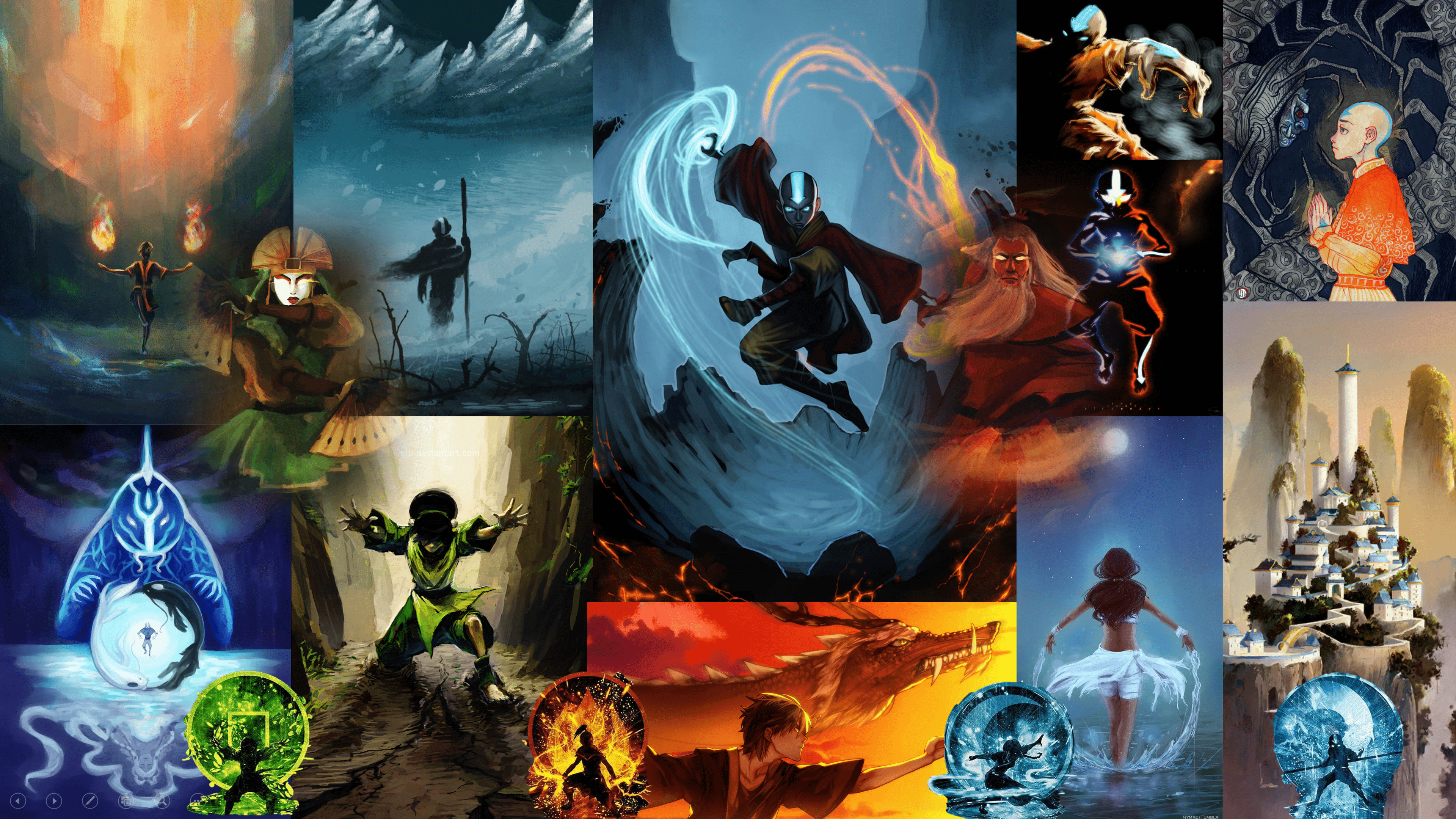 3840x2160 Last Airbender Wallpaper