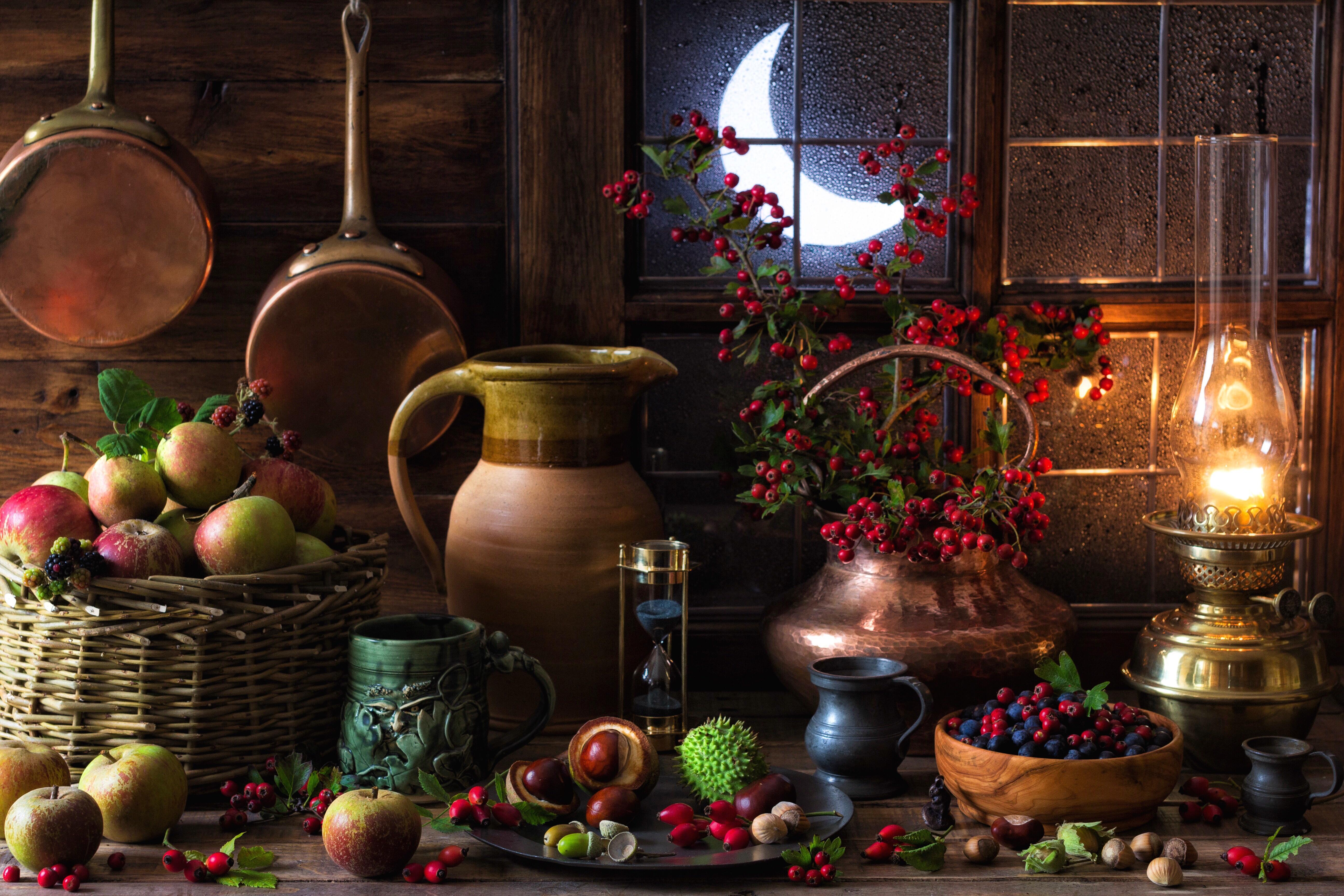 5184x3456 Autumn Still Life Wallpaper