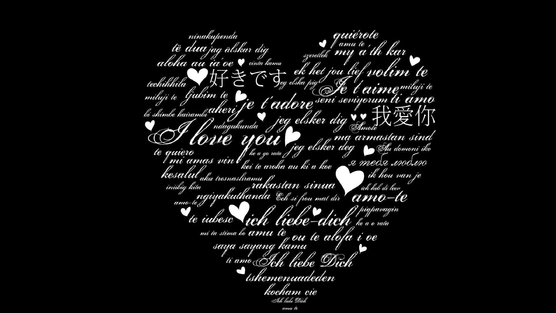 1920x1080 Wallpaper Love Words