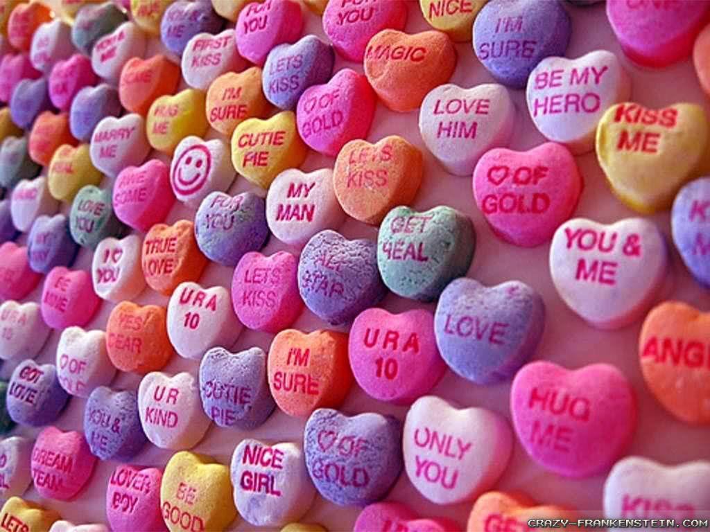 1024x768 Pink Words Wallpaper