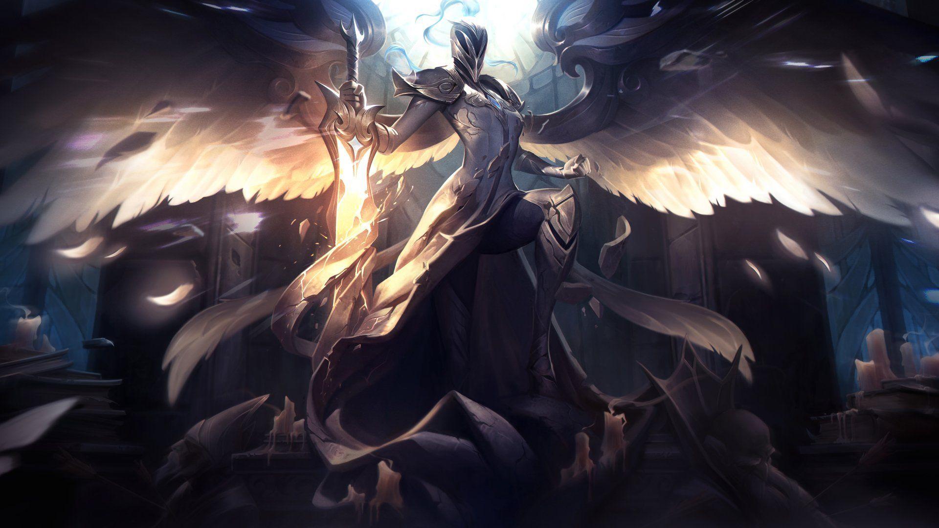 1920x1081 Silver Kayle Video Game League Of Legends Kayle (League Of Legends) Wallpaper. League of legends, Lol league of legends, League