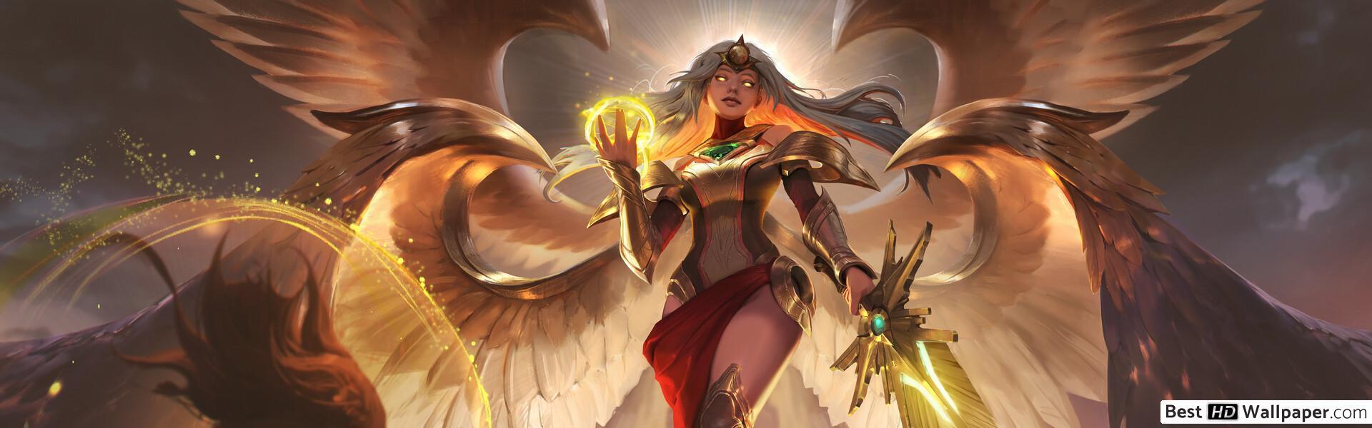 1920x600 Dual Wide Kayle Splash Art Wallpaper & Background Download