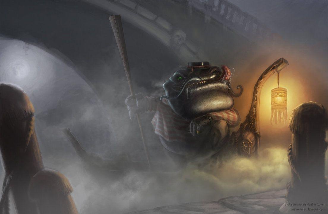 1104x723 Gondolier Tahm Kench of Legends fanArt. League of legends, Fan art, Legend