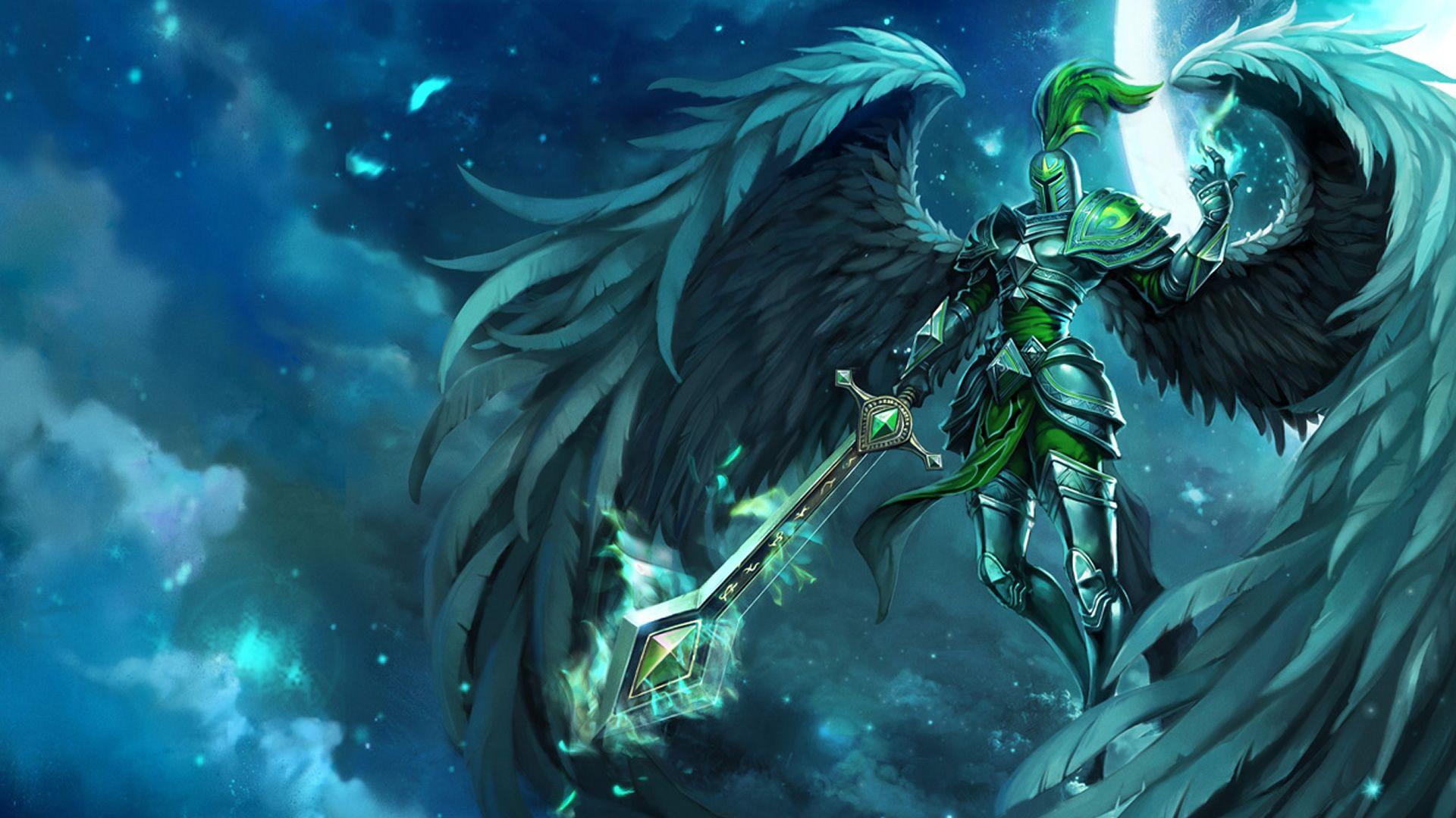 1920x1080 Viridian Kayle Chinese Wallpaper