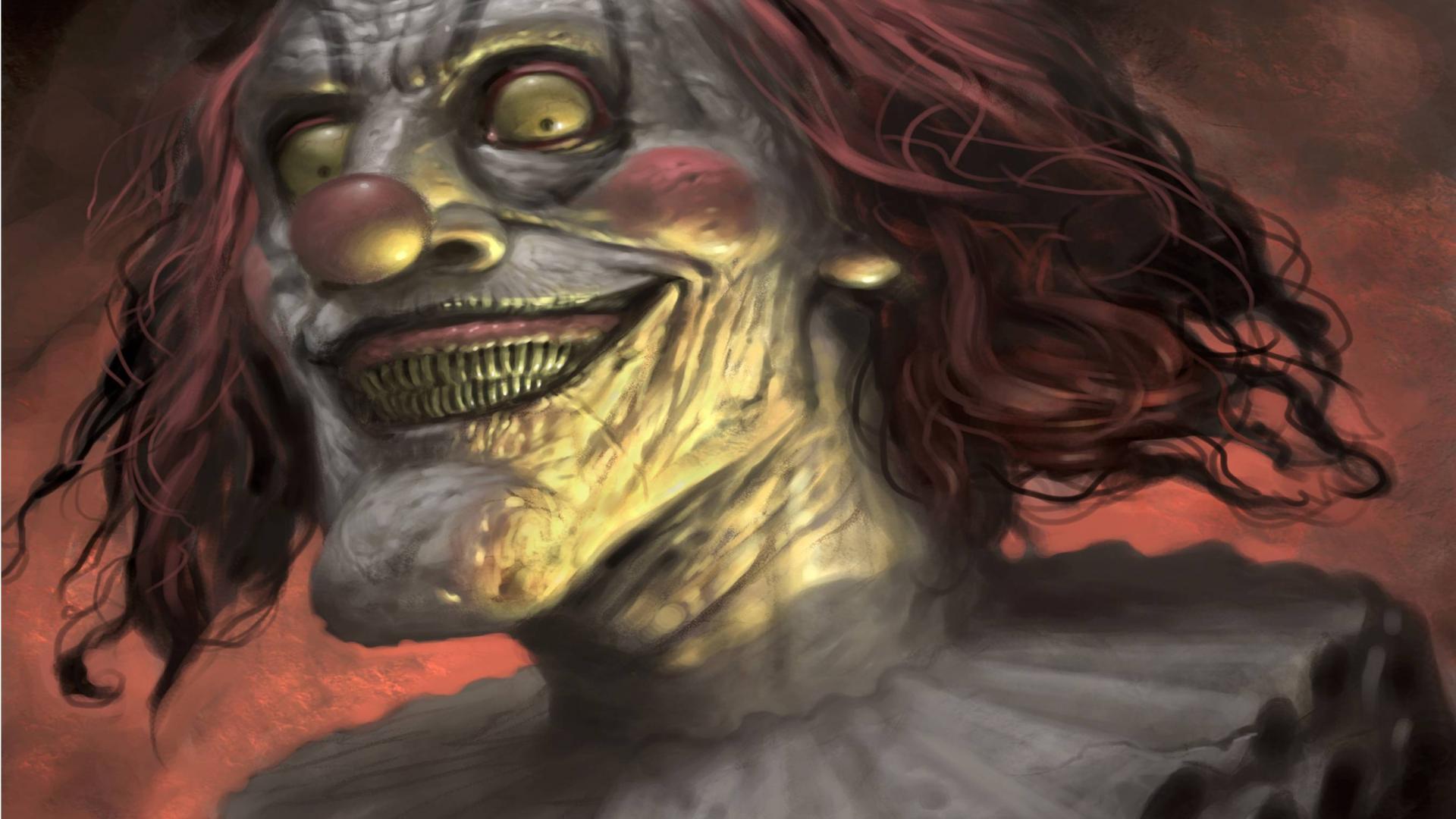 1920x1080 Horror Creepy Clown HD Wallpaper Funny Humour 674220 Clown HD Wallpaper