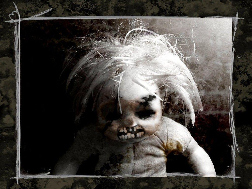 1024x768 Scary Face Wallpaper