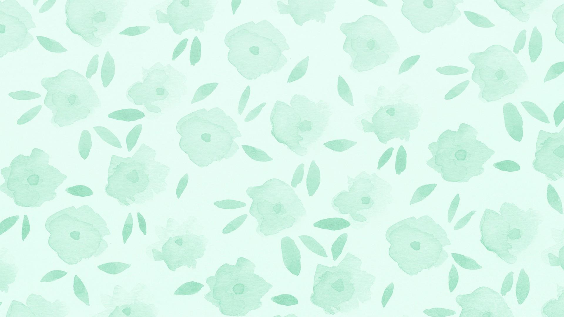 1920x1080 Cute Mint Green Desktop Wallpaper