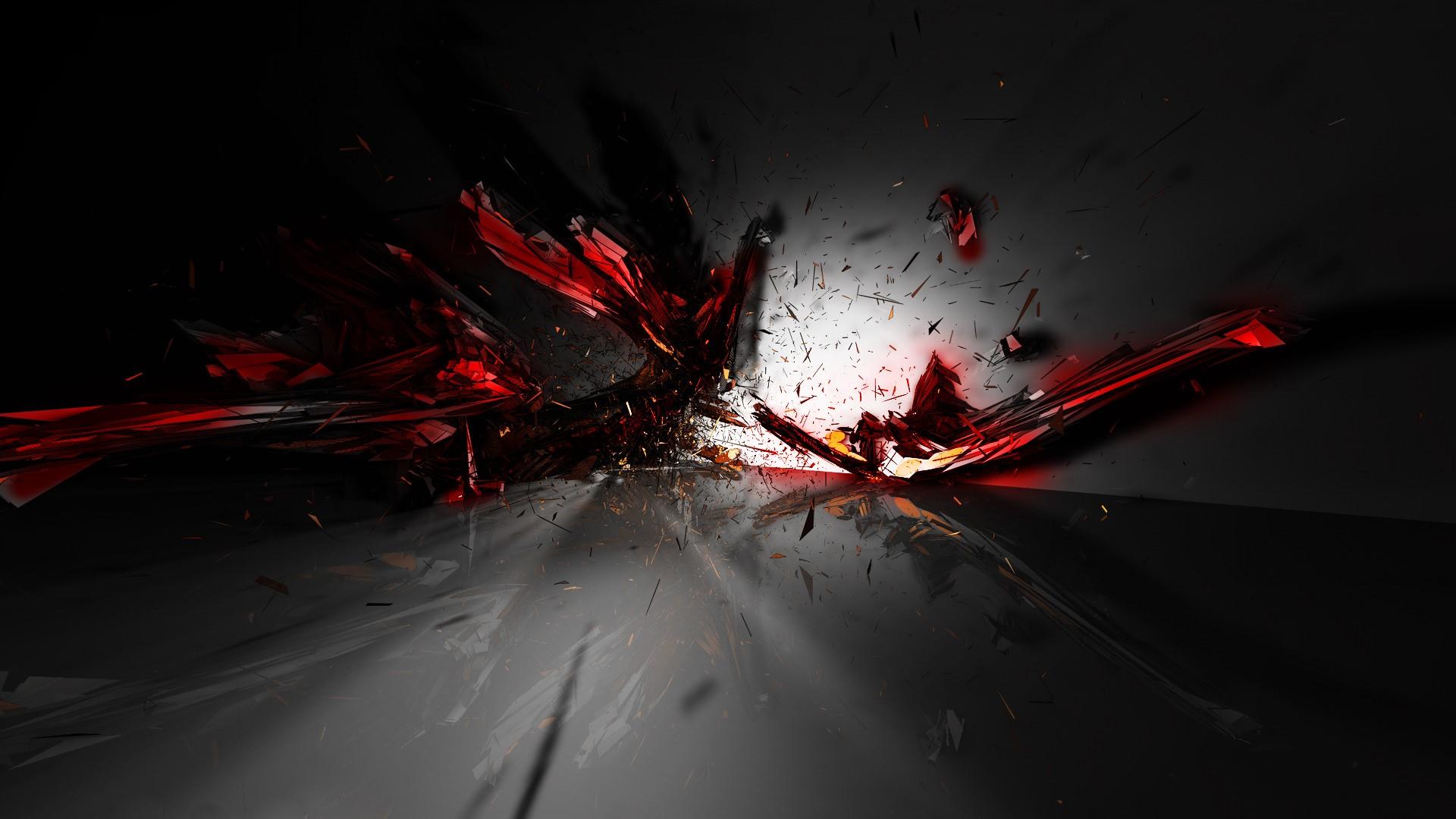 1920x1080 Digital Art Abstract Broken Reflection Wallpaper And Wallpaper Broken Glass Wallpaper & Background Download