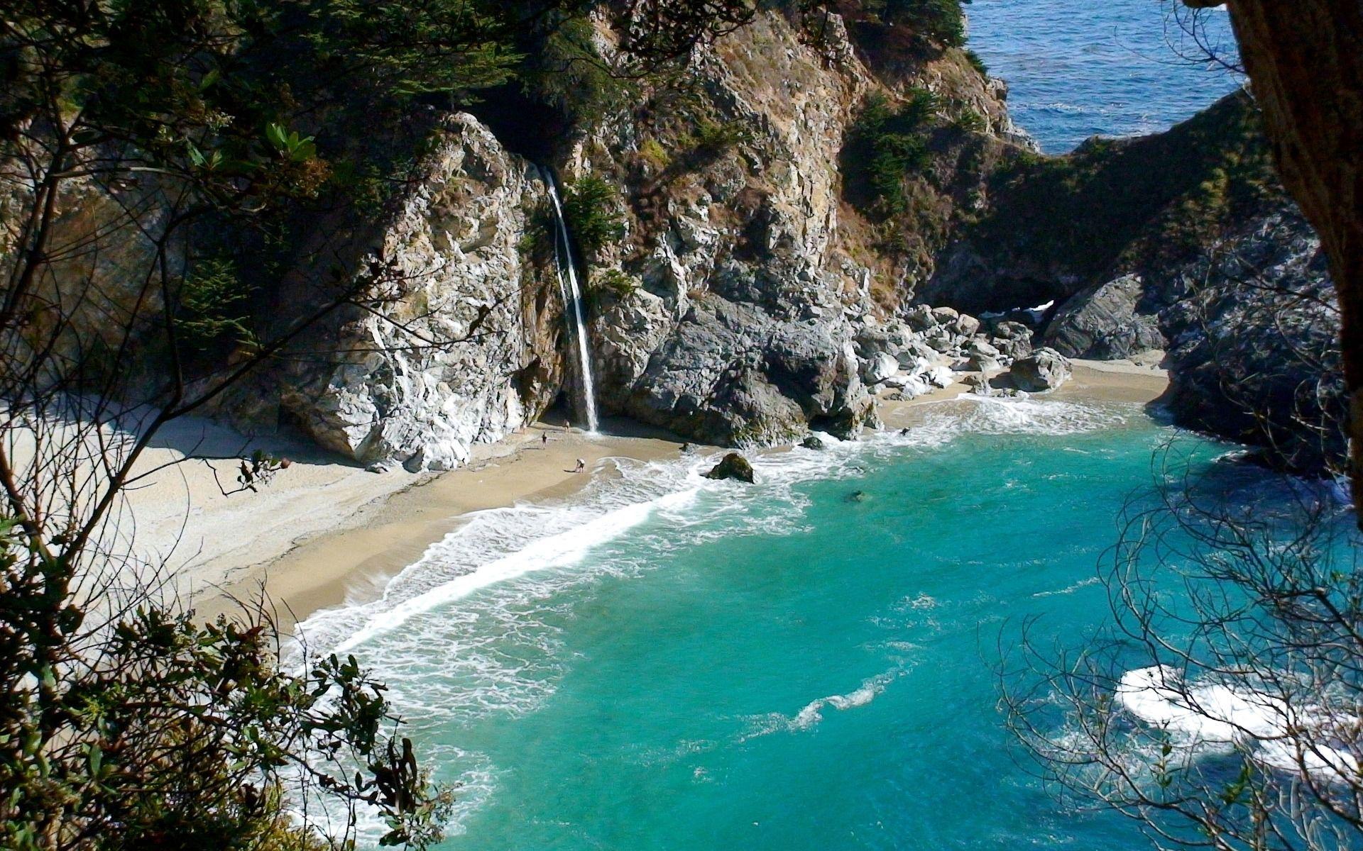1920x1200 McWay Falls Wallpaper Waterfalls Nature Wallpaper in jpg format for free download
