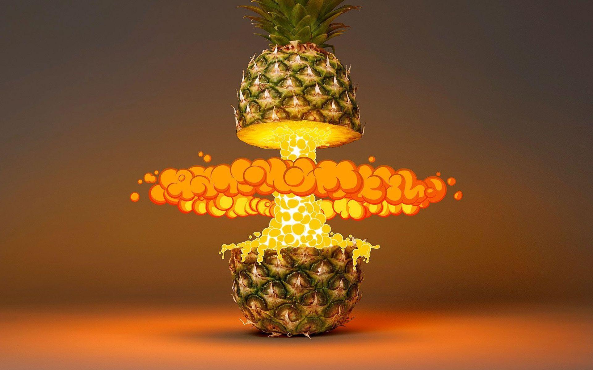 1920x1200 Cute Pineapple Wallpaper Mobile Fruits Wallpaper Wallpaper 4k