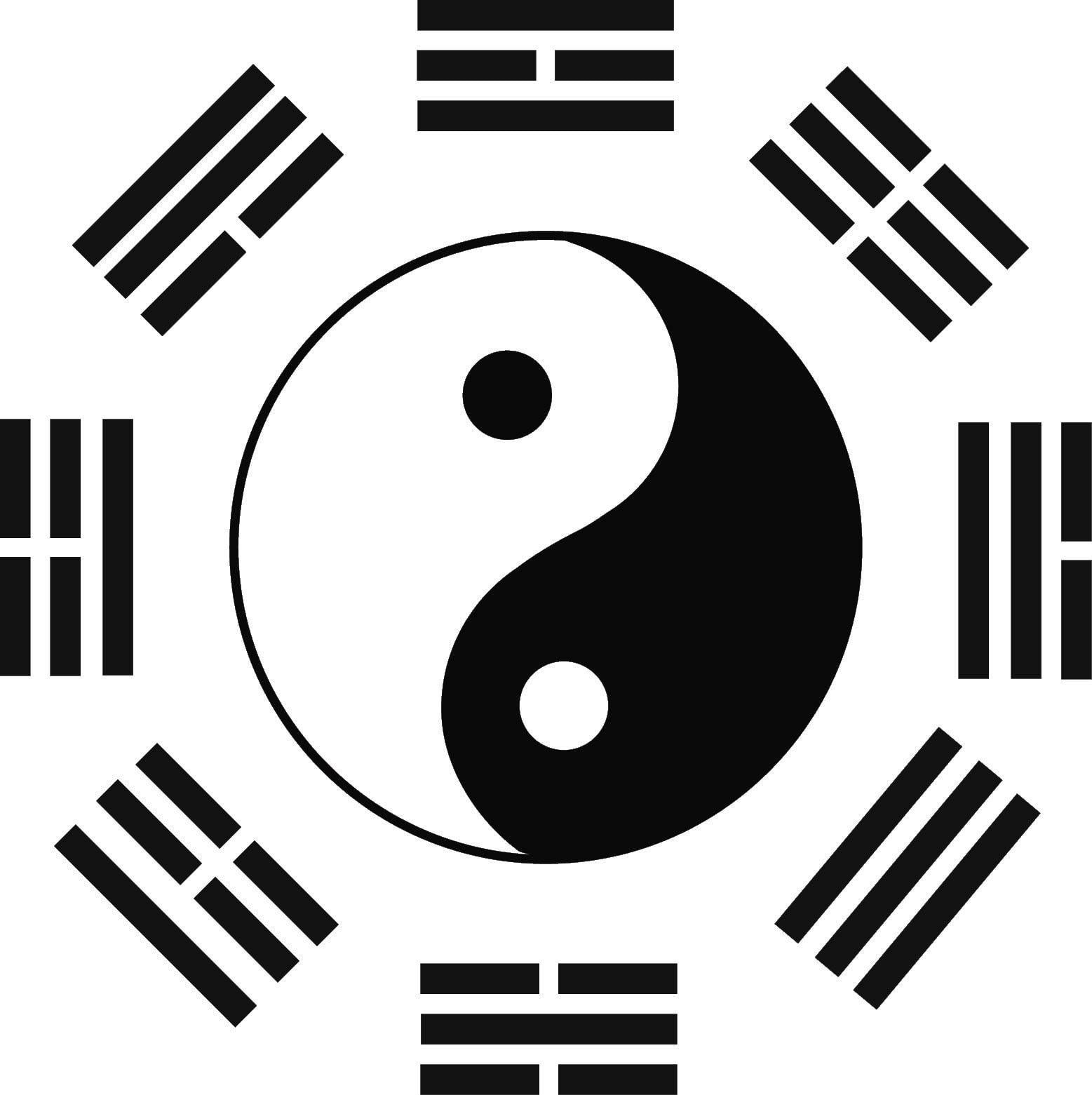 1557x1561 Yin Yang W Bagua. Yin Yang, I Ching, Yin