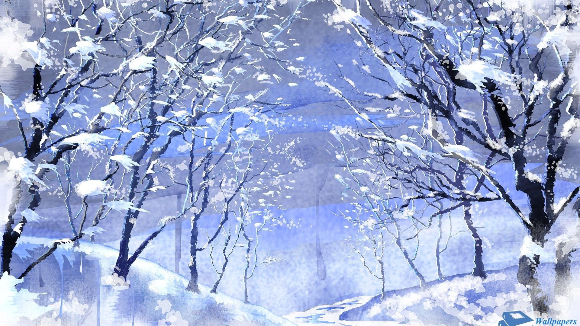 1920x1080 Hd Beautiful Winter Woods View Background Widescreen and HD