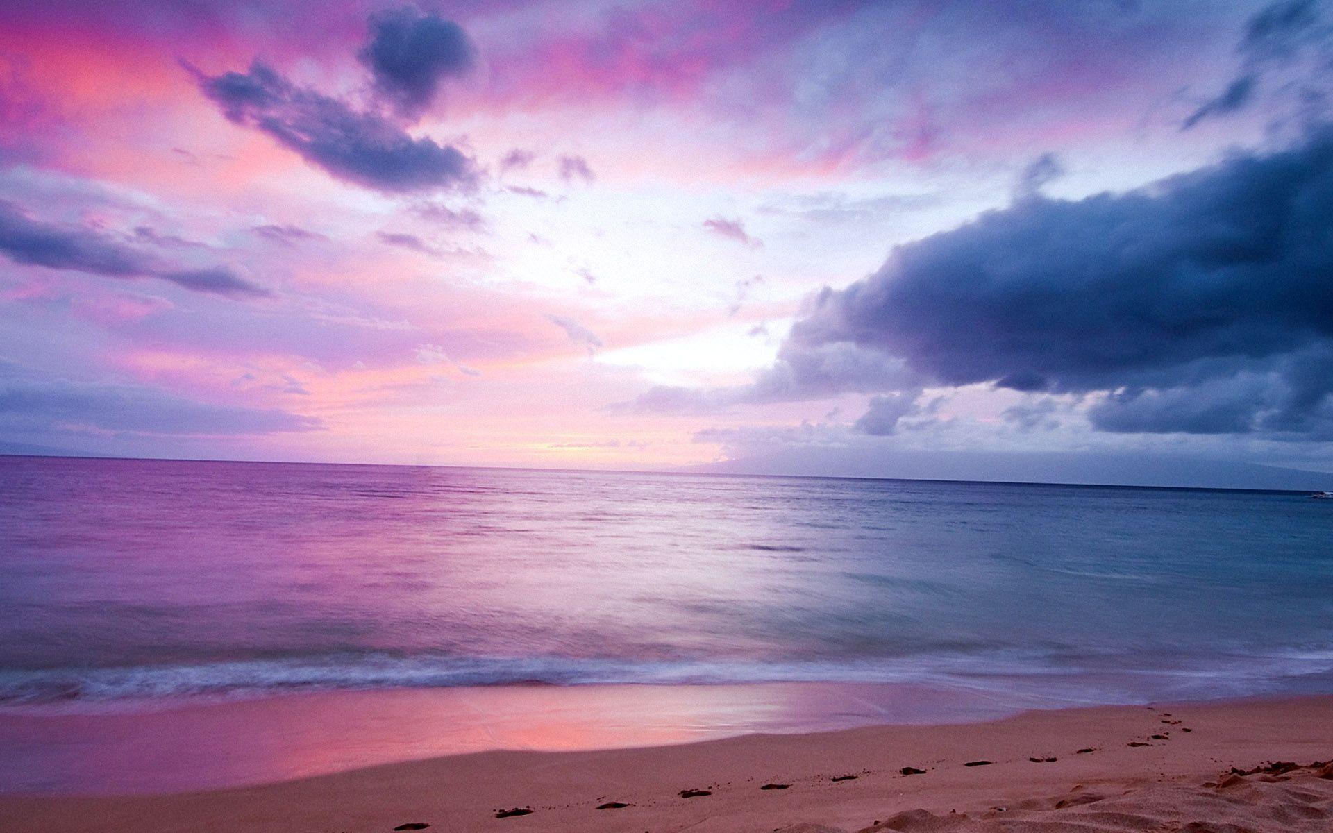 1920x1200 purple landscape photo Image Search Results. Beach sunset wallpaper, Beach wallpaper, Sunset wallpaper