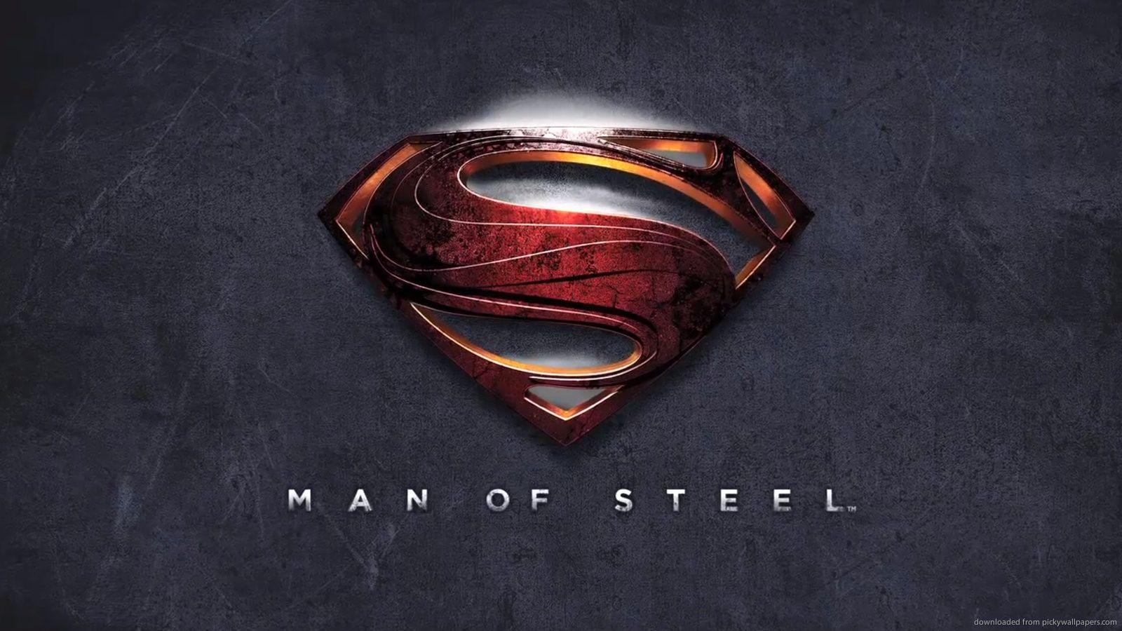 man of steel 2 logo wallpaper