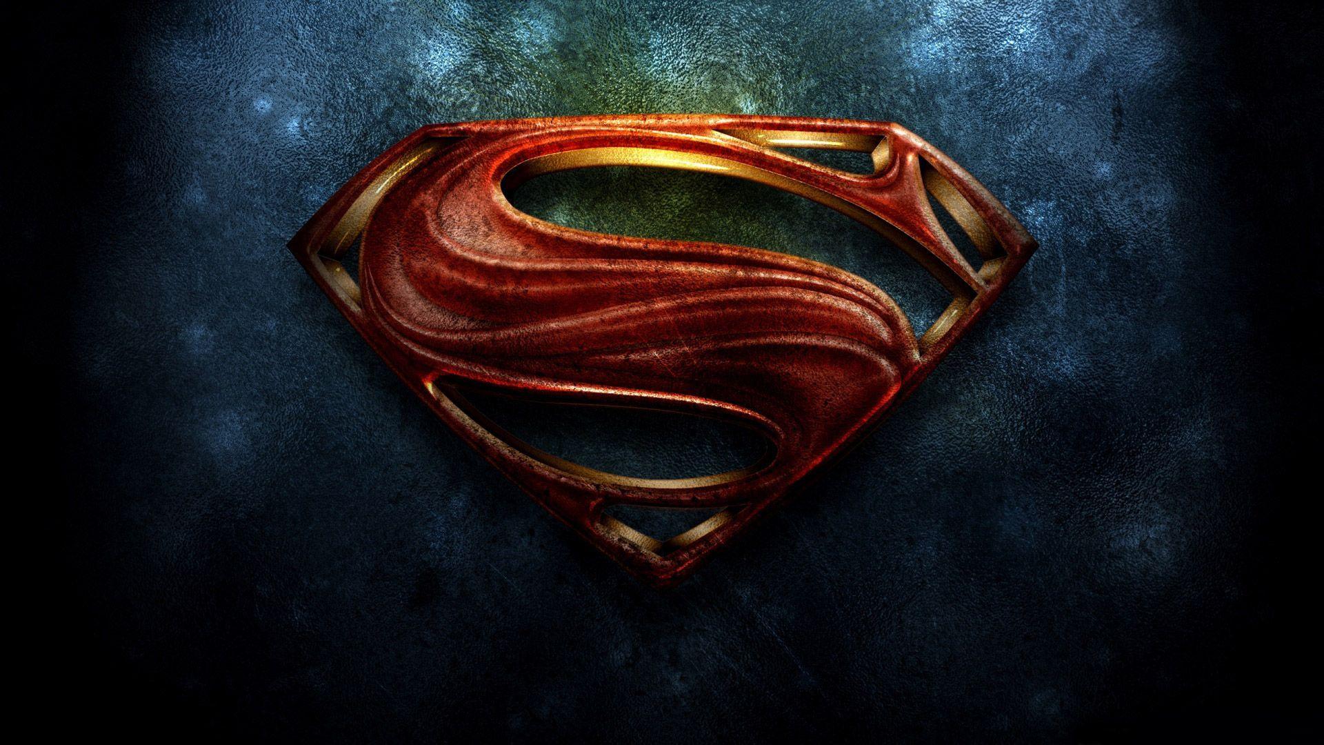 man of steel 2 logo wallpaper