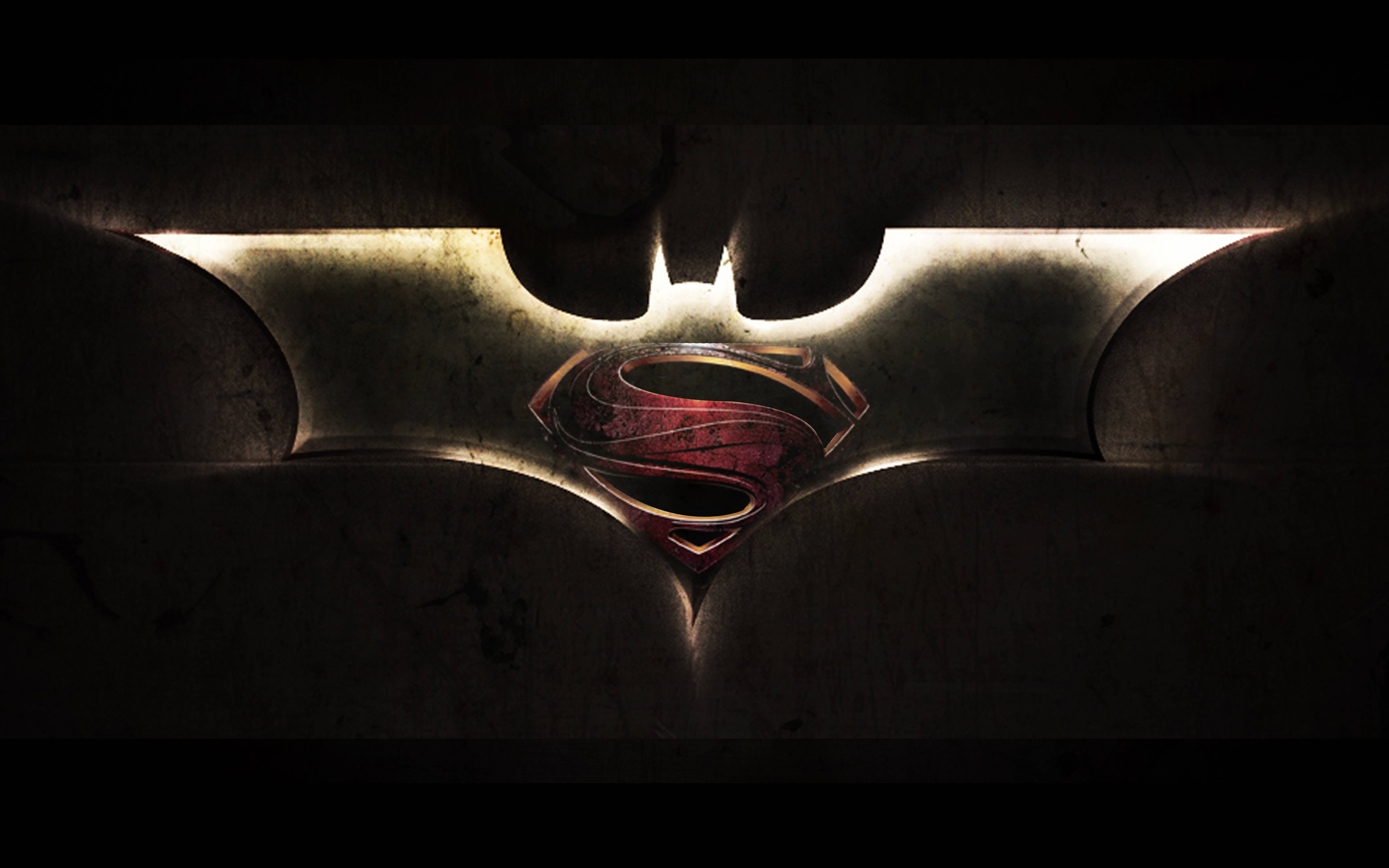 8000x5000 man of steel 2 logo