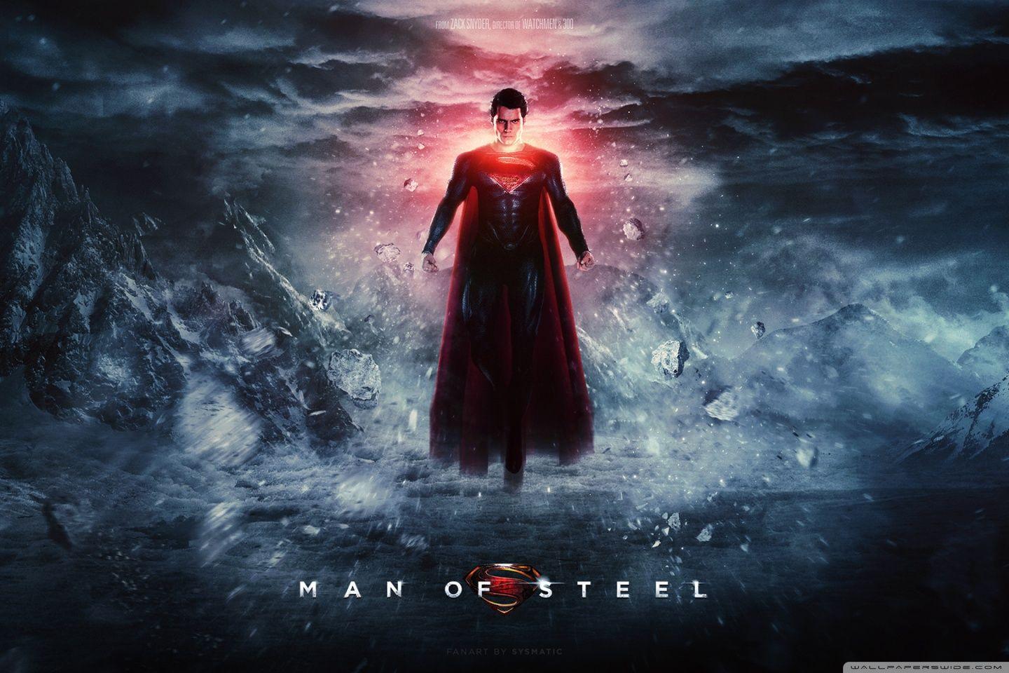 1440x960 Man Of Steel Wallpaper Blue by Visuasys Ultra HD Desktop Background Wallpaper for 4K UHD TV : Widescreen & UltraWide Desktop & Laptop : Tablet