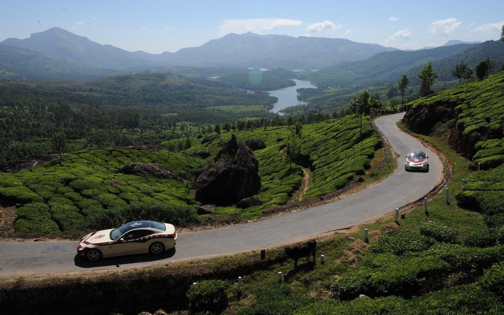 1920x1200 Landscapes cars roads mountain road wallpaperx1200