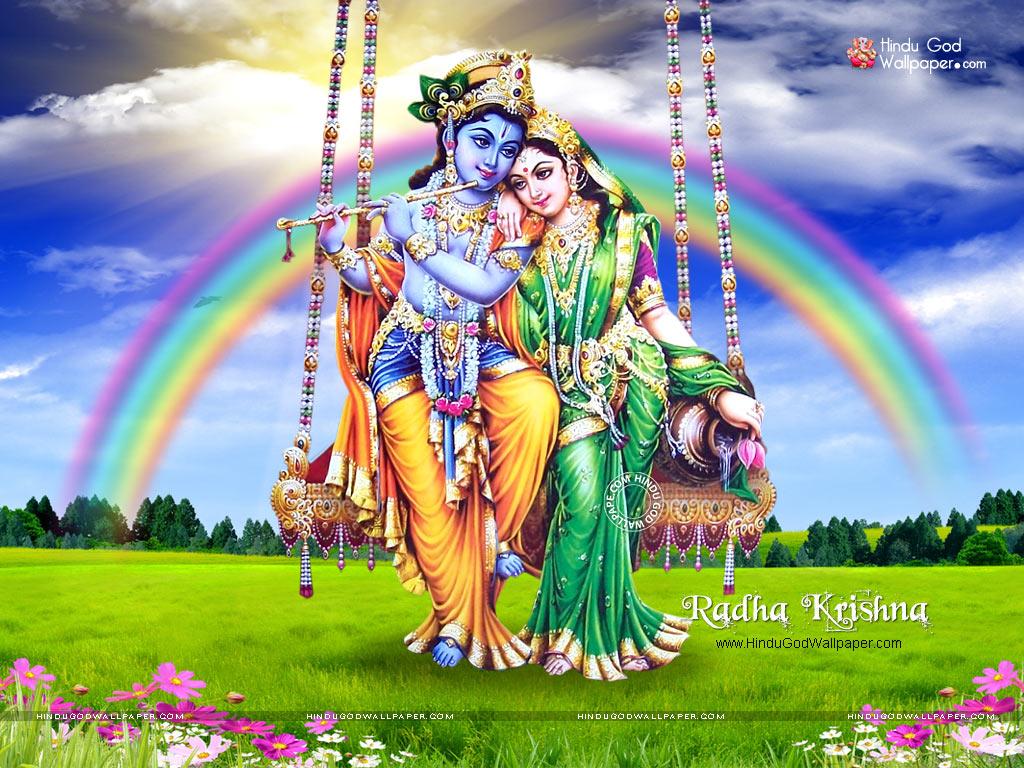 1024x768 Radha Krishna Jhula Wallpaper & Image Free Download