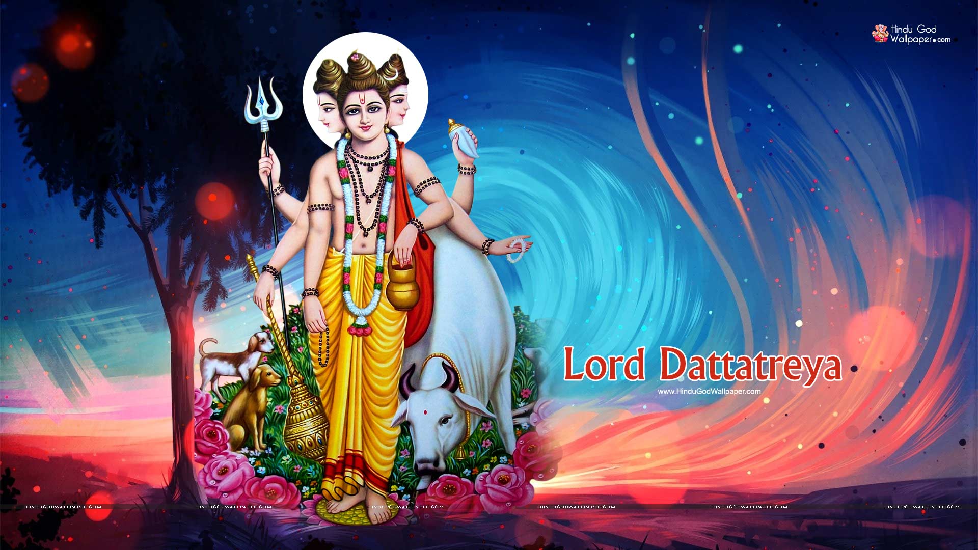 Top 60+ Best Lord Dattatreya Images | Datta Guru Wallpaper Images (HD)