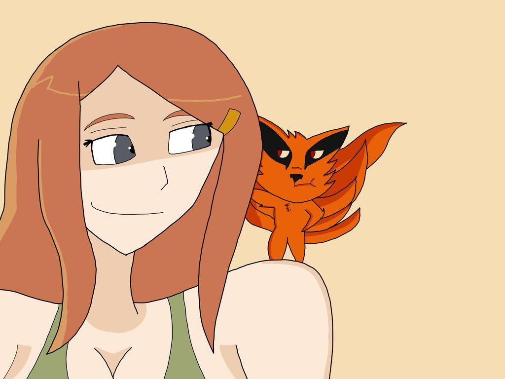 1024x768 Kushina And Kurama Wallpaper. Naruto Kurama Wallpaper, Kurama Nine Tailed Fox Wallpaper And Kurama Wallpaper
