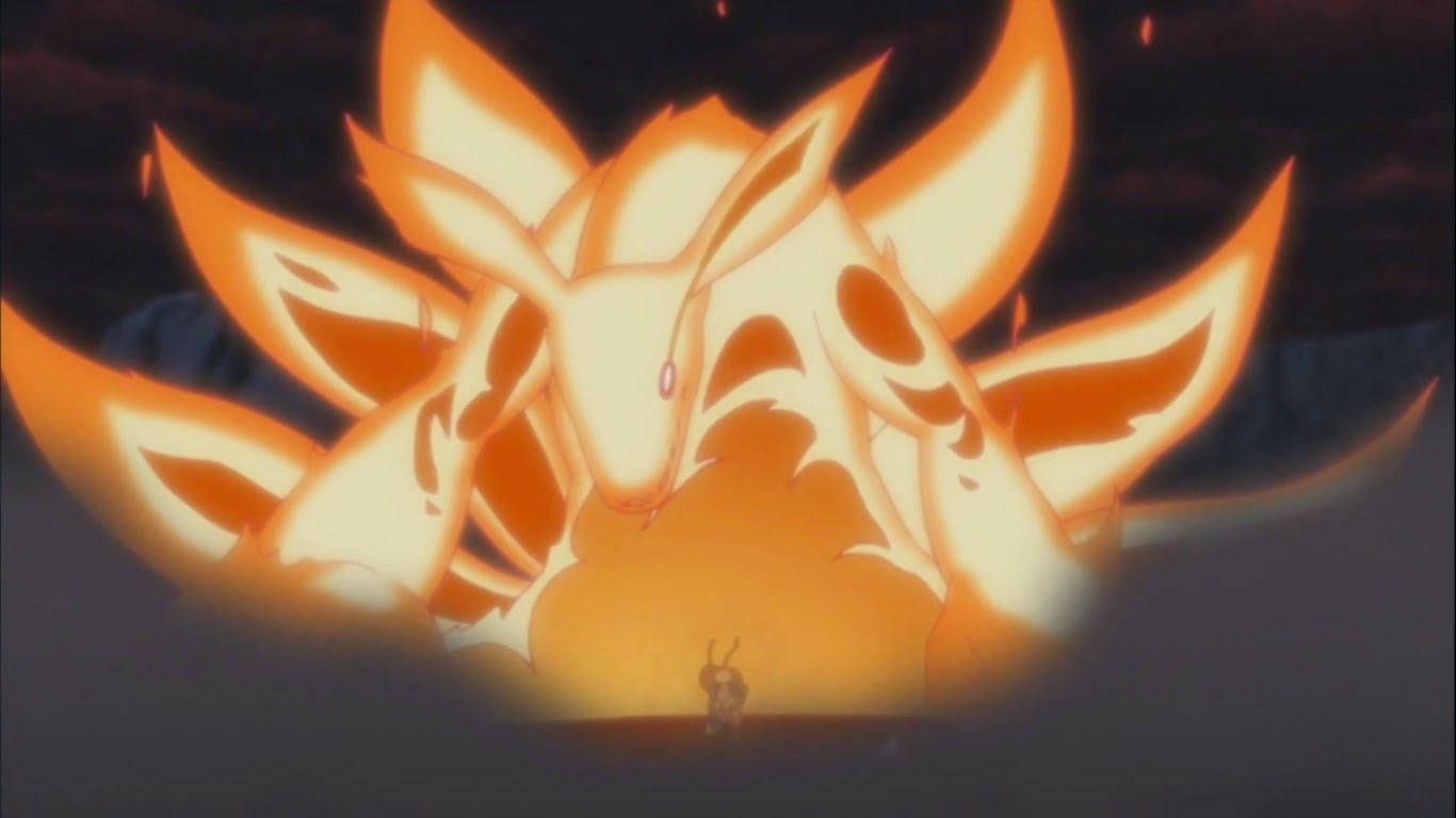 1366x768 Naruto Kyuubi Mode Movile Wallpaper