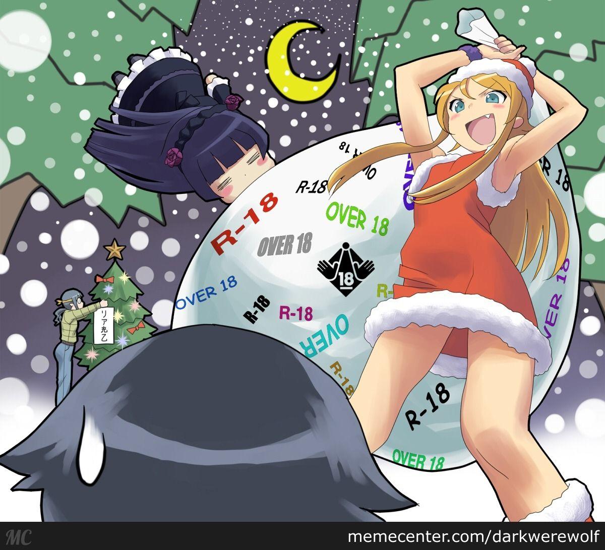 1200x1091 Christmas Anime Wallpaper