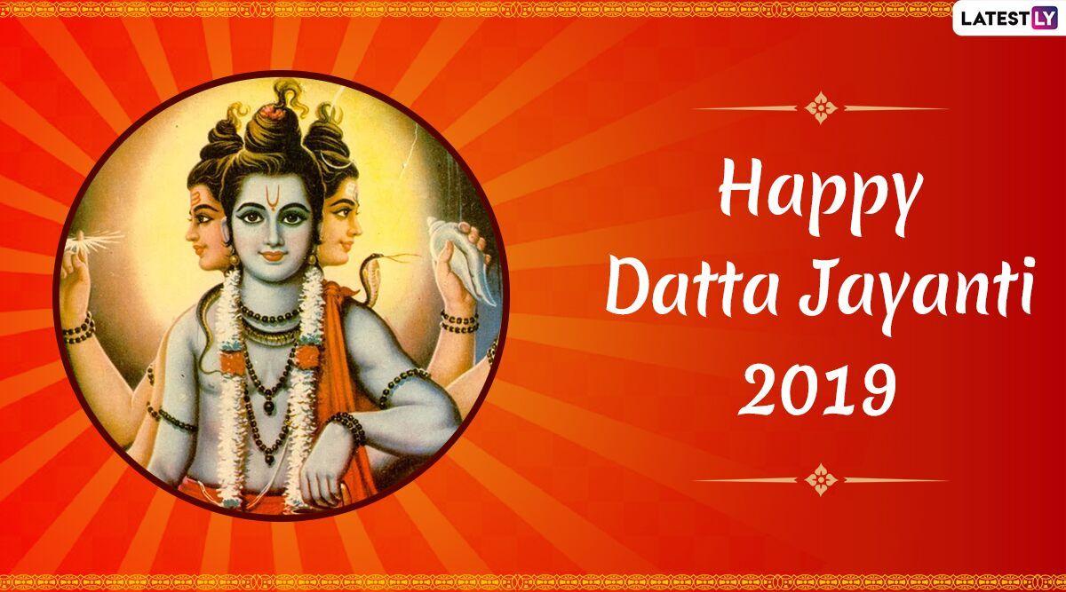 1200x667 Datta Jayanti Image & HD Wallpaper For Free Download Online: Wish Happy Dattatreya Jayanti 2019 With WhatsApp Stickers and Wishes in Marathi