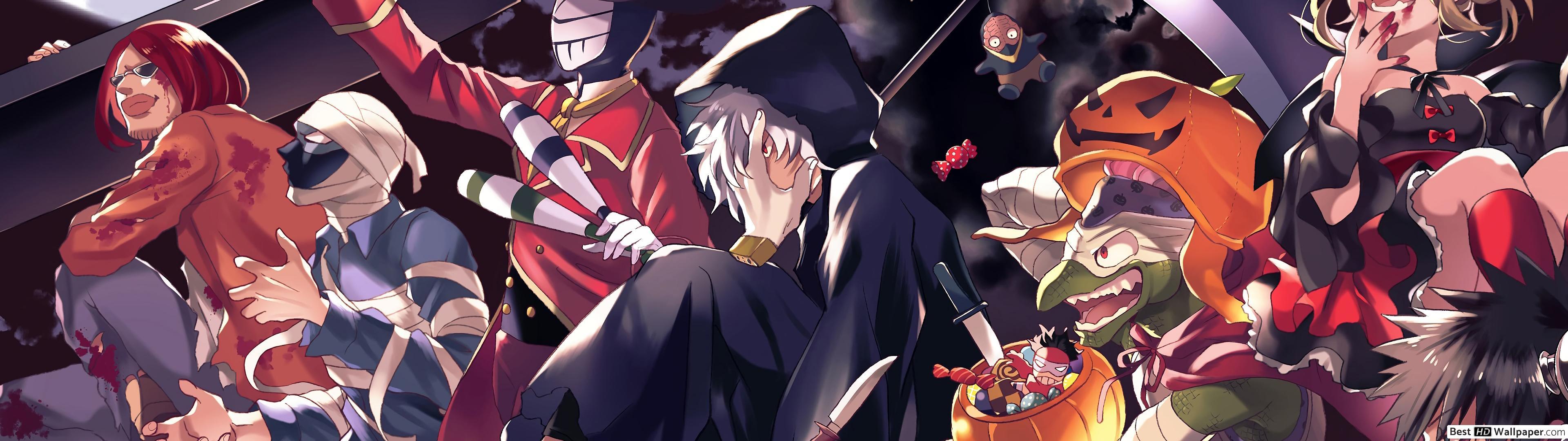 3840x1080 My Hero Academia Halloween