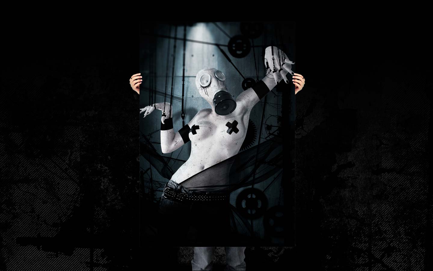 1440x900 Puppet Master / Bass Music For Real Art & Flyer Design. Laurent Lemoigne Art Design