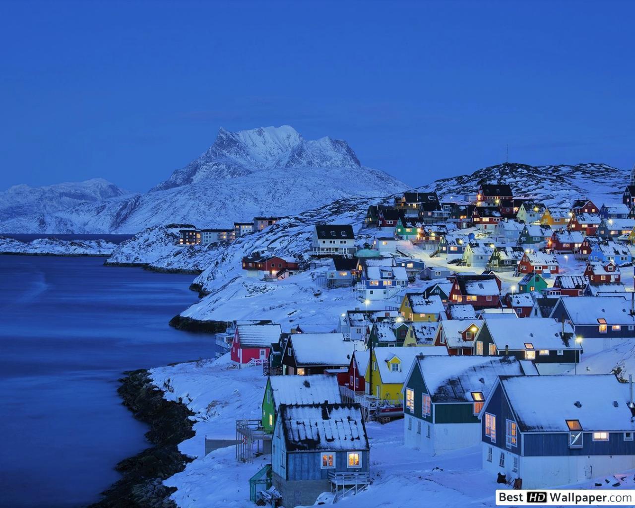 1280x1024 Lofoten at Night, Norway HD wallpaper download