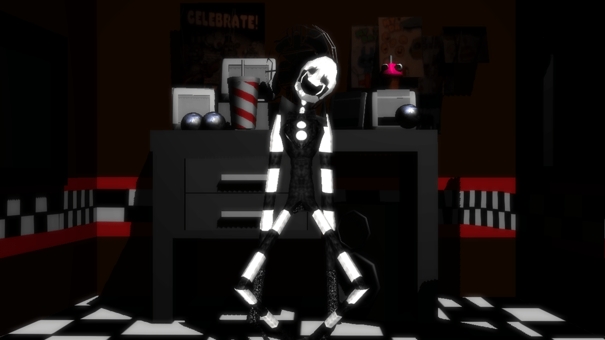 1192x670 FNAF Puppet Wallpaper