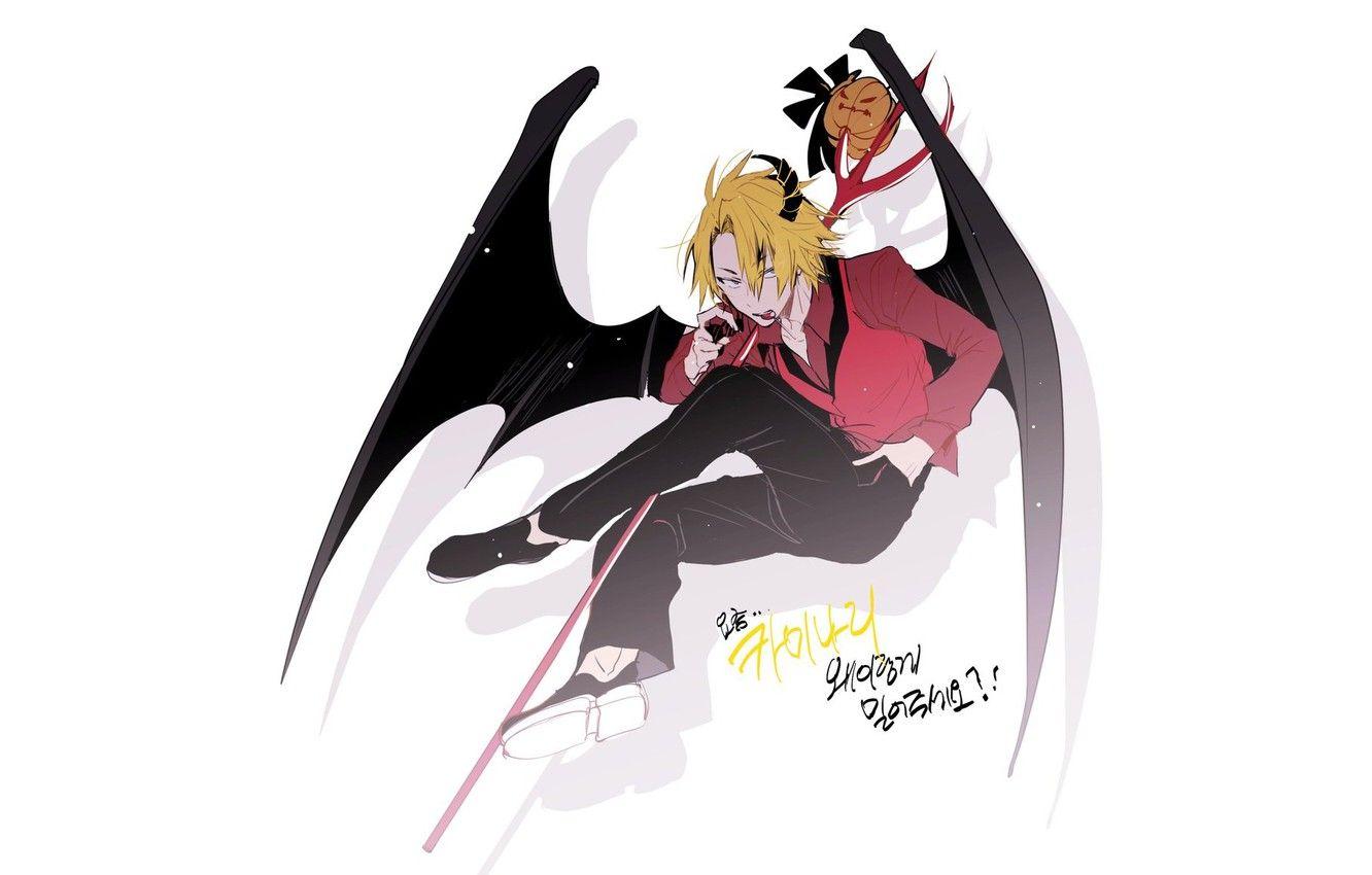 1332x850 Wallpaper anime, guy, Halloween, Boku no Hero Academy, Kaminari Denki image for desktop, section сёнэн
