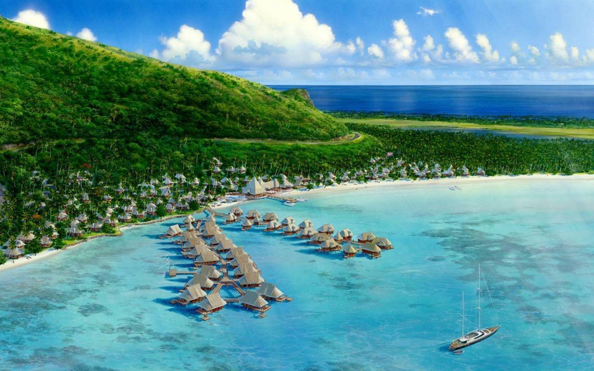 1920x1200 Moorea Beach Wallpaper