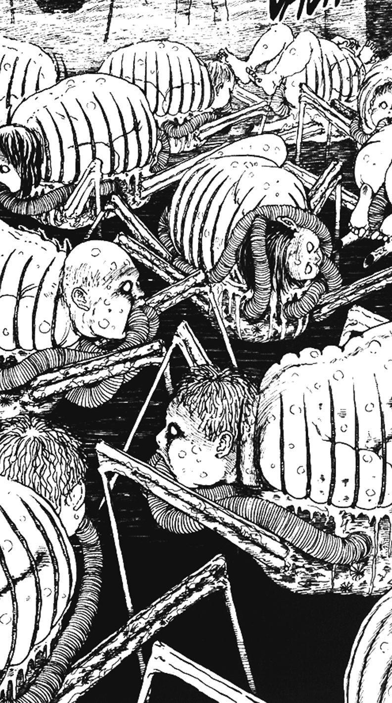 792x1419 junji ito wallpaper